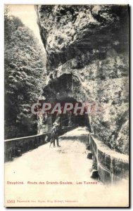 Old Postcard Dauphine Route Great Narrow Tunnels