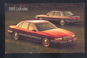 1982 BUICK LESABRE VINTAGE CAR DEALER ADVERTISING POSTCARD