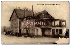 Old Postcard Souillac Grand Hotel Bellevue