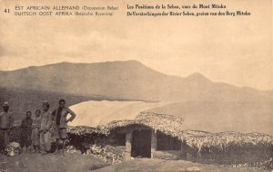 German East Africa Belgian Occ Congo Sebea Mont Mitoko Ethnic postcard B984
