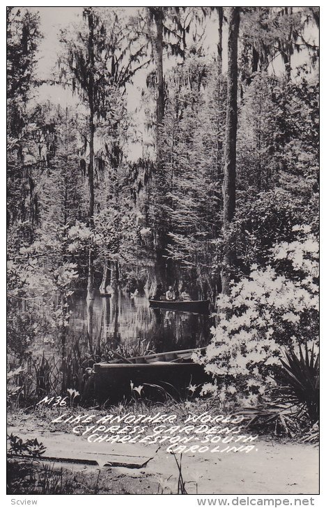 RP, Cypress Gardens, Boating, Charleston, South Carolina, 1930-1950s