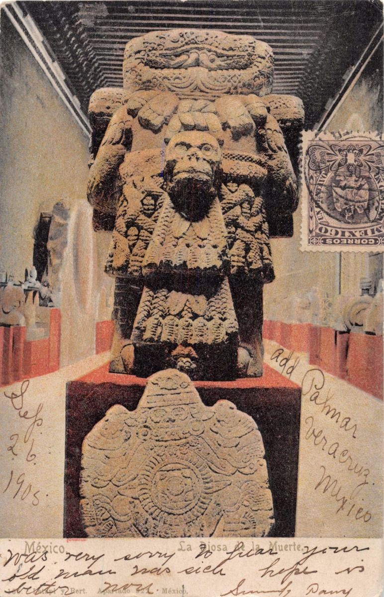 Azteca LA Diosa DE La Muerte (Goddess of Death~Latapi Y Bert #156 Postcard 1906 | Latin & South America - Mexico, Postcard / HipPostcard Azteca LA Diosa DE La Muerte (Goddess of Death~Latapi Y Bert #156 Postcard 1906 | Latin & South America - Mexico, Postcard / HipPostcard
