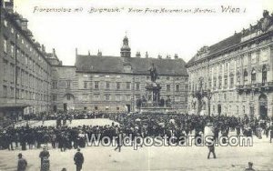 Franzensplatz mit Burgmusik Austria Unused 