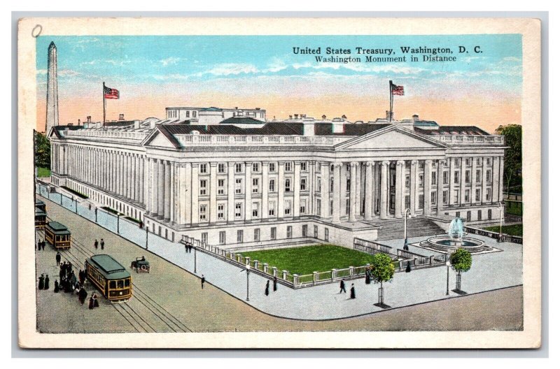 American Red Cross Building Washington DC WB Postcard N25