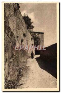 Old Postcard La Douce France SAint Flour The walls and door of the Rocks