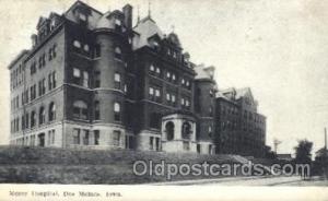 Mercy Hospital, Des Moines, Iowa Medical Hospital, Sanitarium Unused 