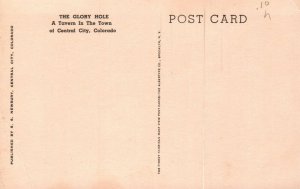 Central City Colorado CO Glory Hole Tavern Postcard