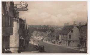 Oxfordshire; High St, Burford RP PPC Unposted, View Downhill From Tolsey Museum 