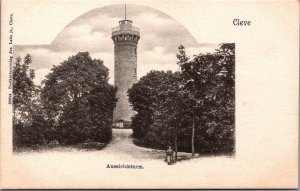 Germany Kleve Aussichtsturm Vintage Postcard 02.75