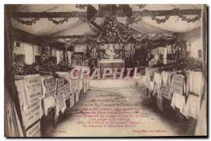 Old Postcard Battle of Verdun of the Interieur & # 39Ossuaire Douaumont Army