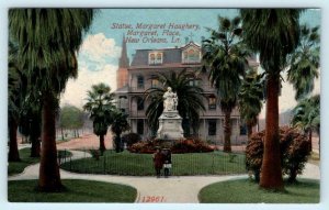 NEW ORLEANS, Louisiana LA Statue MARGARET PLACE Margaret Haughery 1910s Postcard