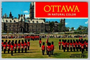 Changing The Guard, Parliament Hill Ottawa Ontario Canada, Vintage Postcard #16