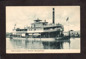 Hercules Ship Boat Barranquilla Colombia Vintage Postcard Tarjeta Postal