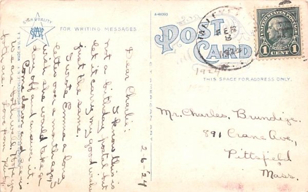 New Troy Hospital New York Postcard