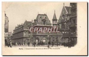 Old Postcard Paris Conservatoire des Arts et Metiers View d & # 39ensemble CNAM