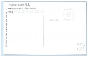 c1960 Hackensack Hospital Exterior Building Hackensack New Jersey RPPC Postcard