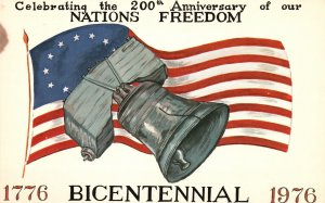 Vintage Postcard Celebrating 200Th Anniversary Of Nation's Freedom Bicentennial