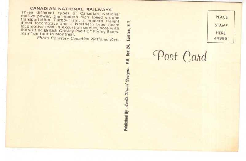 Canadian National Railway Trains, Montreal, Quebec