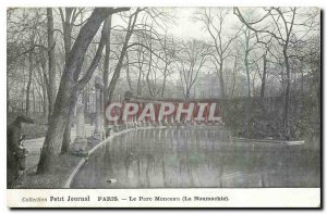 Old Postcard Collection Diary Paris Parc Monceau The Naumachie