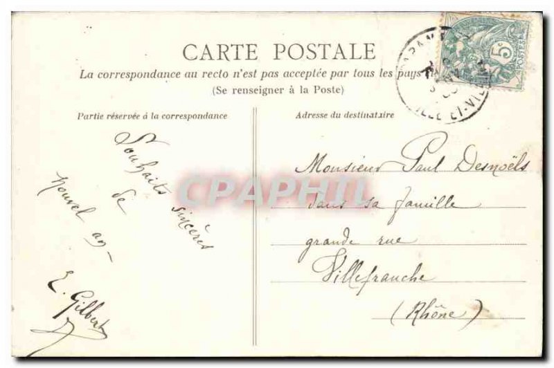 Postcard Old Emerald Coast Saint Malo La Rade moonlight