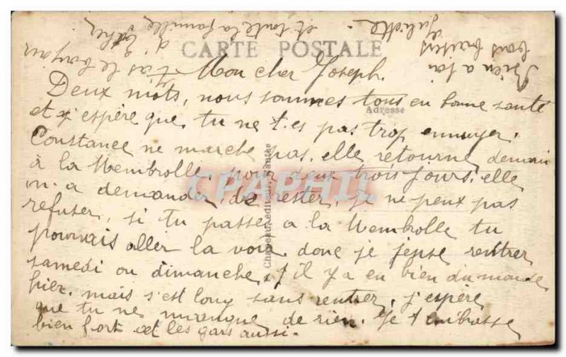 Old Postcard Chateaubriant castle Together 1840