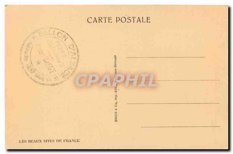 CARTE Postal Former Ballon d'Alsace Summit