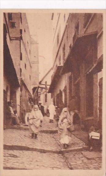 Algeria Alger Une rue de la Casbah