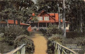 Deal Lake New Jersey Ross Fenton Farm Restaurant Antique Postcard K83289
