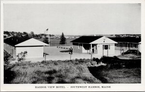Harbor View Motel Southwest Harbour Maine ME Unused Luther Phillips Postcard F38