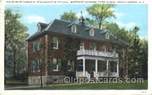 Schmidt Memorial Kindegarten Cottage, Mt. Vernon, NY Medical Hospital, Sanita...