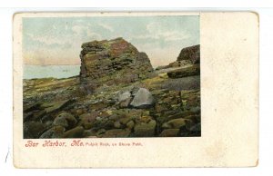 ME - Bar Harbor. Pulpit Rock Along the Shore Path