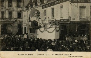 CPA CHALON-sur-SAONE - Carnaval 1912 - Sa Majeste Carnaval VI (295839)