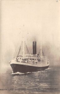 SS Hildebrand Booth Line Ship Unused 