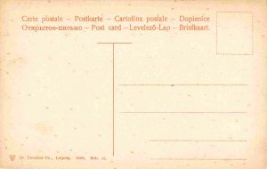 Kirche Meiningen Thuringia Germany 1910c postcard