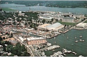 Postcard AERIAL VIEW SCENE Annapolis Maryland MD AI9778