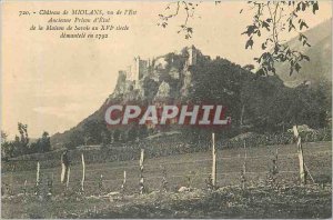 Postcard Old Castle Miolans saw East