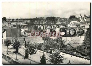 Postcard Modern Haute Vienne Limoges Three Bridges