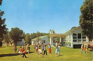 Green Lake Wisconsin Baptist Assembly Children Playing Vintage Postcard K55215