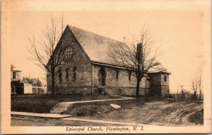 Vtg Flemington New Jersey NJ Episcopal Church Postcard