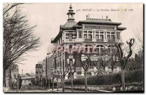 Royat Old Postcard Majestic Pavilion