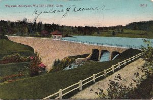 Postcard Wigwam Reservoir Waterbury CT