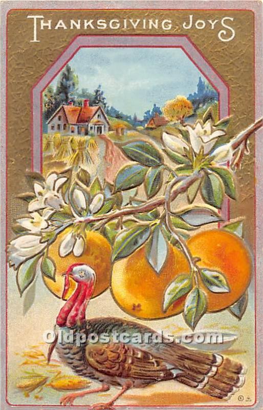 Thanksgiving Old Vintage Antique Postcard Post Card, hol061773