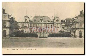 Old postcard Poitiers the Prefecture