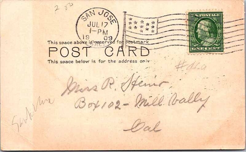 Postcard HOTEL SCENE San Jose California CA AL3863
