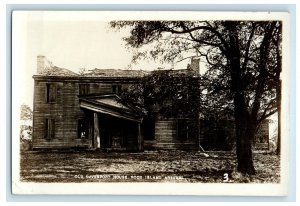 c1910's Old Davenport House Rock Island Arsenal New York NY RPPC Photo Postcard