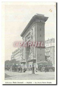 Old Postcard Diary Paris Porte Saint Denis