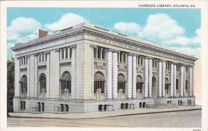 Georgia Atlanta Carnegie Library Curteich