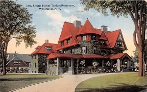 Mrs Emma Flower Taylors Residence Watertown, New York  