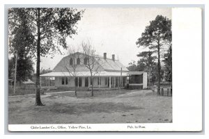 Globe Lumber Company Building Yellow Pine Louisiana LA UNP DB Postcard Y1