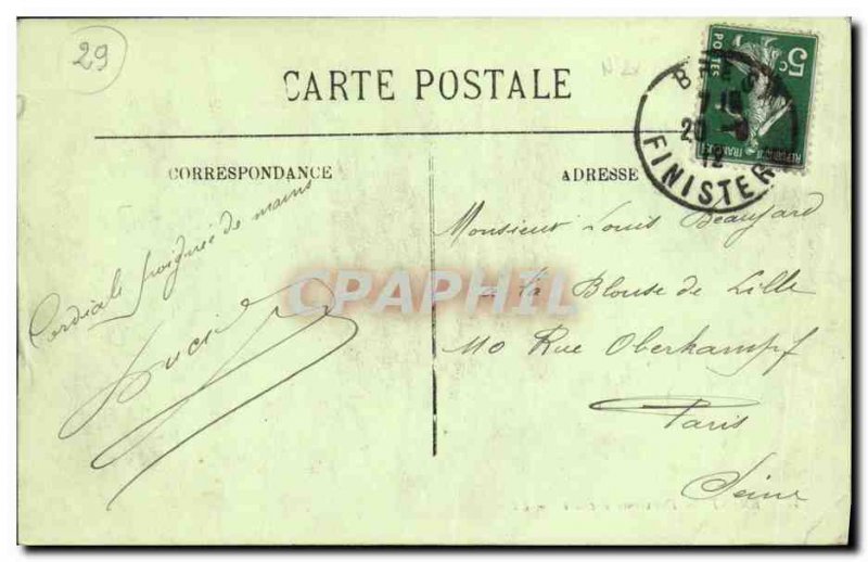 Postcard Old Brest Second Wing Charter